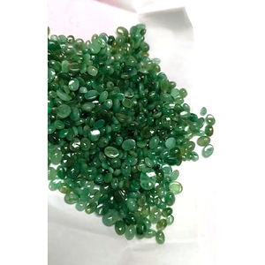 693 piezas de Esmeralda natural 5x4 6x4 7x5mm cabujón ovalado 211 Cts lote Iroc ventas buena calidad cabina de piedras preciosas US $85 para todos - Product Image 3