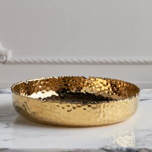 Lot de 3 bols décoratifs bas orchidées finition argentée pièces élégantes parfaites pour la table de bureau à domicile ou la fête d'Inde - Product Image 5