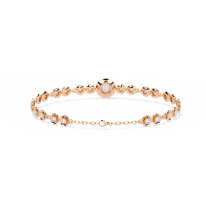 Fabulous 18K <b>Gold</b> Lab Grown Diamond Bracelet & <b>Bangle</b> - Product Image 5