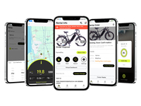 Vélo électrique de livraison de nourriture 4G IoT GPS 2026 avec verrouillage/déverrouillage à distance par application pour la logistique du dernier kilomètre