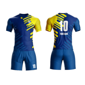 Uniforme de fútbol de poliéster de alta calidad OEM al por mayor impresión personalizada manga completa diseño de malla de invierno verano otoño antibacteriano - Product Image 2