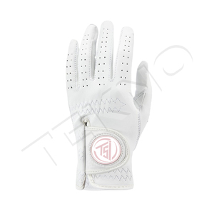 Premium Cabretta cuero duradero blanco GUANTES DE Golf adulto sensación cómoda todos los golfistas antideslizante agarre de La Palma ropa deportiva - Product Image 6