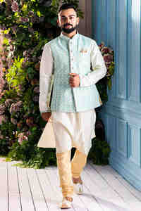 Shalwar Kameez Moderno Mehndi para Hombre, Último Diseño, Secado Rápido y Sin Arrugas, para Todas las Temporadas - Product Image 3