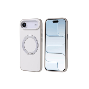 Funda con Soporte de Carga Magnética para iPhone 17 Air-ATA Proton Series - Gris - Silicona Líquida - Product Image 1