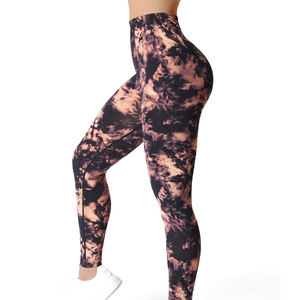 Medias de mujer de diseño personalizado de servicio OEM para venta en línea al por mayor Slim Fit Fitness Gym Wear mallas de mujer - Product Image 3