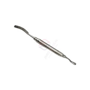 Lima de hueso manual de doble punta de acero inoxidable premium para odontología, mango de lima de hueso Miller pulido de alta calidad y reutilizable - Product Image 6