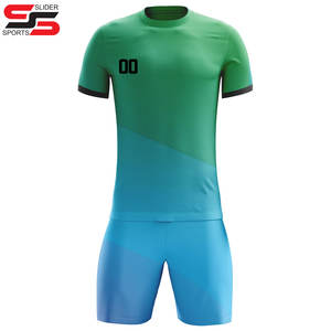 Camiseta de fútbol transpirable personalizada para hombre al por mayor, camiseta de fútbol con cuello por sublimación, kit de camisetas para jóvenes - Product Image 1