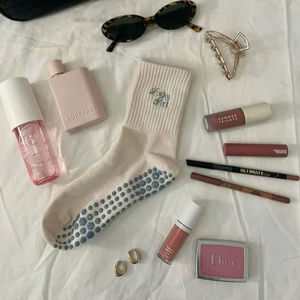 Calcetines Deportivos Antideslizantes con Agarre en el Empeine, de Algodón Elástico, Transpirables, Cómodos, para Yoga, Pilates, Fitness, Ejercicio en Interiores - Product Image 2