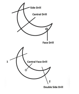 Cuarzo Rosa natural tallado en forma de Luna Briolette 10x16mm cuentas de piedras preciosas rosas cuarzo rosa piedra para hacer joyas - Product Image 3