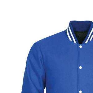 Vestes d'université en laine pour hommes en vrac avec manches en cuir en option vestes d'université avec coutures durables et doublure chaude - Product Image 5