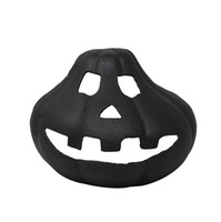 Décoration d'Halloween Moderne et Contemporaine : Citrouilles Noires Empilées Durables, Ornement de Table Jack O'Lantern à Plusieurs Niveaux, Décoration d'Intérieur en Gros