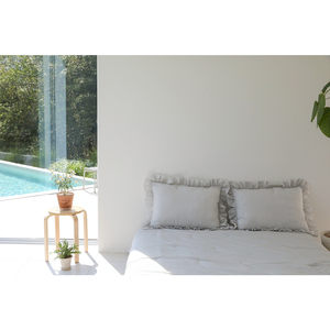 Cream S 155*205cm Premium Huvis Duraron Comforter Korean Seersucker Bedding with Cool and Soft Fabric for <b>Summer</b> - Product Image 2