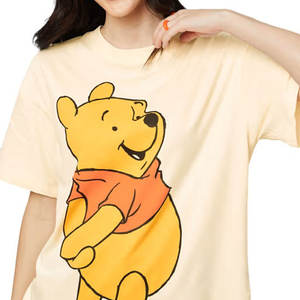 Camiseta de mujer de gran tamaño con diseño estampado holgado de alta calidad para ropa de verano, nueva camiseta de manga corta con estampado personalizado para niñas - Product Image 5