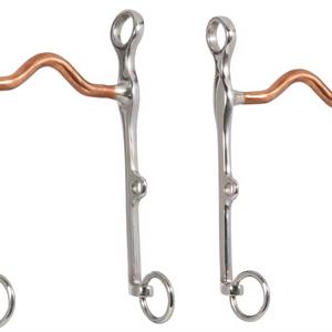 Boca de caballo Vástagos largos de acero inoxidable Equitación Plata occidental Punteada/Boca de cobre de alta calidad Equitación Plata Punteada - Product Image 3