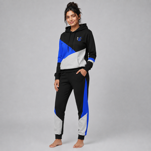 Survêtement pour femmes de haute qualité 100% coton, grande taille, réversible, léger, respirant, antibactérien, séchage rapide, à capuche, décontracté - Product Image 1