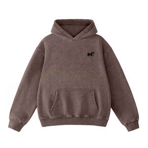 ผู้ผลิตมืออาชีพ เสื้อฮู้ดดี้โอเวอร์ไซส์ ผ้าคอตตอนผสม รุ่นใหม่มาแรง เสื้อฮู้ดดี้โอเวอร์ไซส์ขายดี - Product Image 4