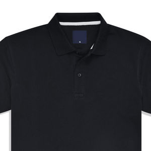 100% High Quality Cotton Eco-Friendly Men's Casual for <b>Polo</b> <b>Shirt</b> Solid Pattern Design <b>Black</b> <b>Plain</b> Pique Style Technics <b>Plain</b> - Product Image 2