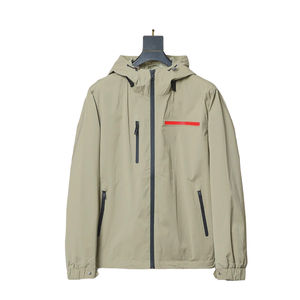 Veste coupe-vent unisexe au design optimal, de haute qualité, respirante, avec logo brodé personnalisé, coupe ample, tissu satiné - Product Image 6