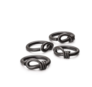 Rond de serviette fait à la main nouvel artisanat vaisselle rond de serviette en métal fournisseur en gros rond de serviette en métal - Product Image 3