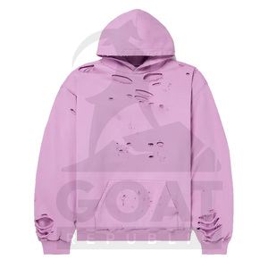 Ventes en gros de sweats à capuche en molleton lourd de style streetwear d'hiver, 100% coton respirant, coupe régulière, prix bas - Product Image 5