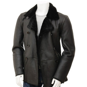Conception personnalisée hommes en cuir véritable imperméable respirant coupe-vent hiver veste d'extérieur poids Standard style rue haute - Product Image 3