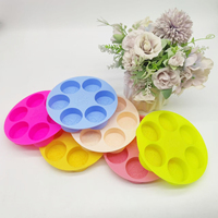 Moule à gommes en silicone de qualité alimentaire de dessin animé circulaire personnalisé moules en silicone pour gâteaux bonbons chocolat fruits glaçons
