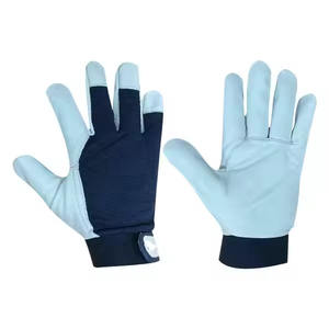 Guantes de trabajo de cuero Hombres Mujeres Heavy Duty Utility Work Guantes de jardinería Diseño a prueba de espinas Construcción de jardín - Product Image 2