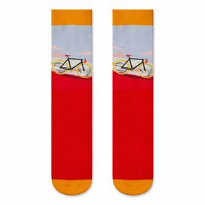 Calcetines de Algodón Ecológicos con Diseños Gráficos Coloridos, Calcetines de Trabajo con Estampados para Venta al por Mayor, Suministros para Boutiques de Ropa, Turquía - Product Image 1