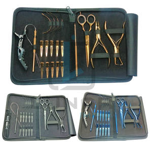 Alicates de sellado de cinta de extensiones de acero inoxidable, diseño ergonómico para salón de belleza, Kit de herramientas en Color oro rosa - Product Image 6