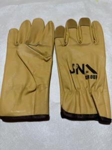 Guantes DE TRABAJO impermeables de cuero para conductores, guantes de cuero de seguridad para motocicletas con forro polar - Product Image 4