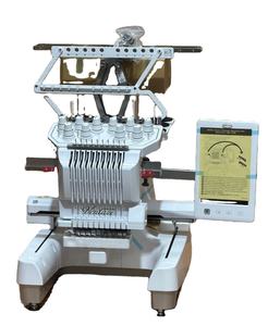 Machine à broder à 10 aiguilles New Venture la plus demandée avec support et accessoires, ciseaux à cheveux - Product Image 1