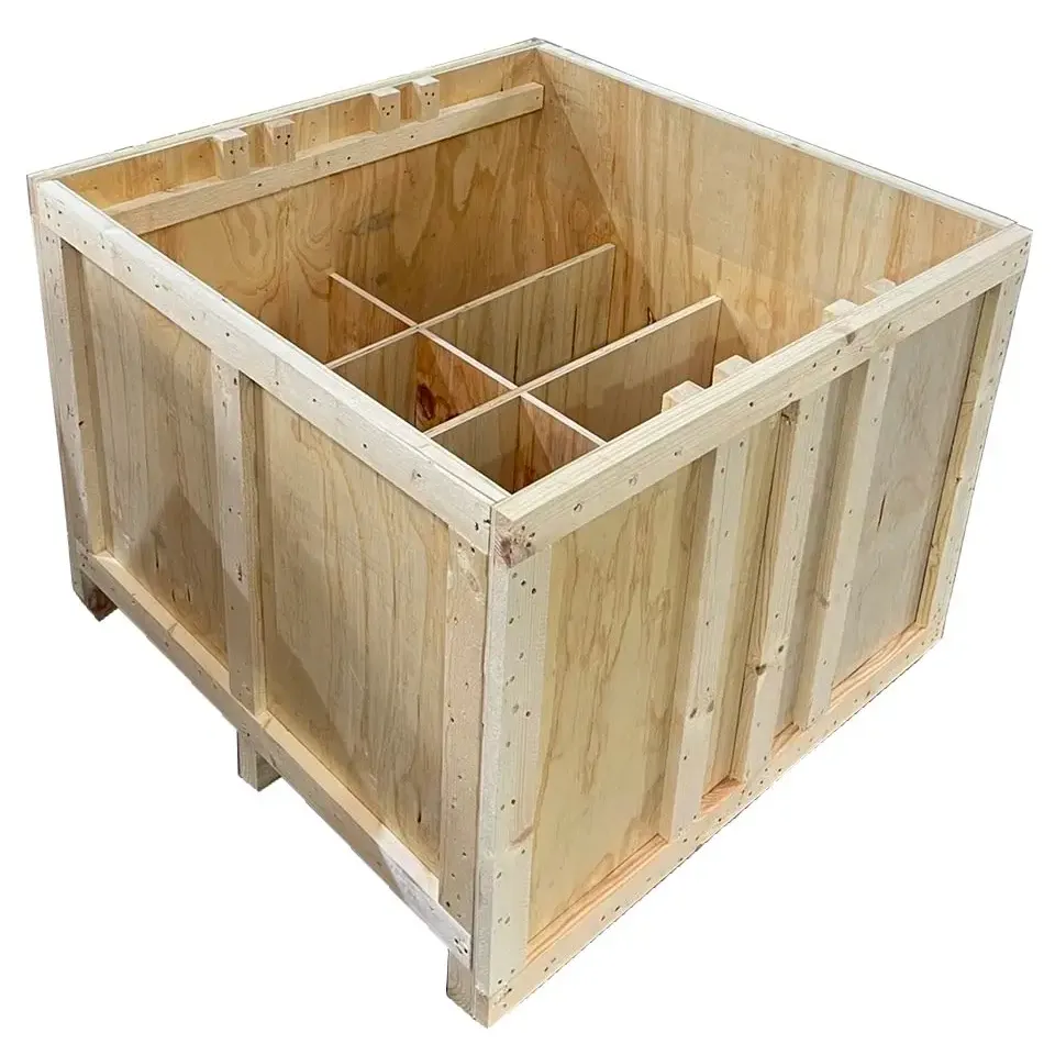 New Design Storage And Export Fumigated Crate Transportation Wooden box Wooden Crates Made In Taiwan Factory