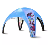 Tente Gonflable Personnalisable avec Logo pour Événements Commerciaux, Chapiteau de Plage, Tente Araignée Quatre Saisons Étanche à Montage Rapide pour Salons Professionnels