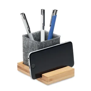 OROSTAN Portapenne Quadrato in Legno Ecosostenibile, Soluzione di Merchandising Verde - Product Image 5