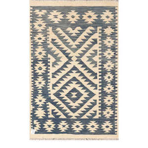 Alfombra Kilim de Maimana, Afganistán, 150 x 95 cm, Alfombras y Juegos de Alfombras - Product Image 1