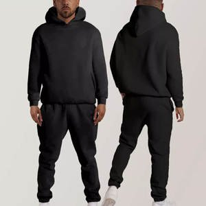 Ropa deportiva para hombre, Jersey completo, sudaderas con capucha, pantalón, chándal, conjunto deportivo cálido, chándal informal de lana, chándal - Product Image 4