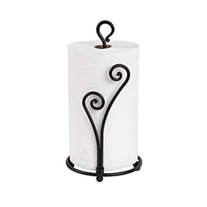 IGH uality amboo Itchen oll owowowel owountertop ooooden aper oll ispenser REE tanding - Product Image 2