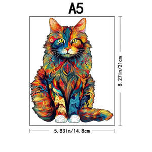 Rompecabezas de madera Animal Chat - Product Image 5