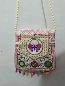 Assorted Shoulder Bag Handbag Gift for Girls Banjara <b>Crossbody</b> <b>Purse</b> Women Accessory Ethnic Embroidery Boho Side Bags Favor - Product Image 4