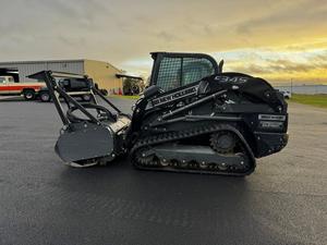 Cargador de orugas New-Hollands C345 Midnight Edition con accesorio Forest Mulcher, cargador de oruga aprobado por la CE EPA, Envío Gratis - Product Image 5