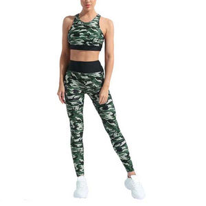 Fournisseur en gros Vêtements de yoga et de fitness Ensemble de soutien-gorge legging Nouveau style Ensembles de gym pour femmes Ensembles de yoga à sublimation coupe ajustée pour femmes - Product Image 4