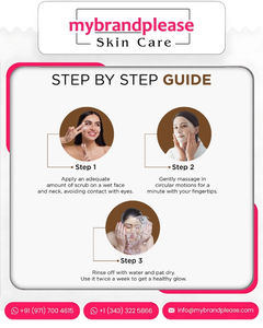 Gentle Radiance D-Tan Face Scrub OEM ODM Private Label Skincare Bulk Exportateur pour une peau lisse - Product Image 6