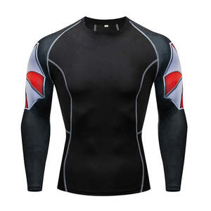Rash Guard personnalisé de haute qualité 240 GSM Impression par sublimation Polyester Spandex avec options de logo OEM - Product Image 3