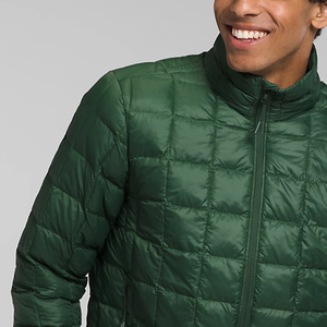 Chaqueta acolchada de invierno para hombre de tendencia superior Patrón personalizado Estilo de calle superior Precio razonable Cuello levantado - Product Image 5