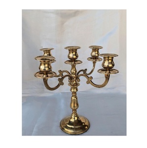 Candelabre en métal de qualité supérieure, porte-bougie multiple, parfait pour la décoration de mariage, l'ambiance de la maison et les accents classiques de la pièce - Product Image 4