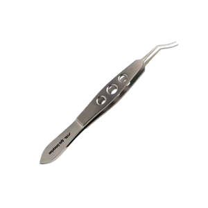 Pinzas de Lehner para Cirugía Ocular con Punta Angulada, Puntas Curvas y Delicadas para Agarre, 10.5 cm de Longitud, 13 mm, Uso Manual en Hospitales - Product Image 4