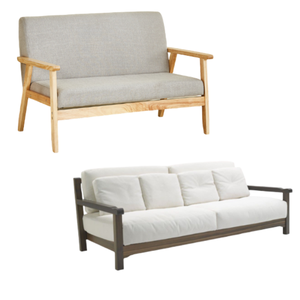 Canapé d'extérieur design moderne pour cour et jardin en aluminium corde de rotin mobilier d'extérieur en bois canapés de jardin patio s - Product Image 4