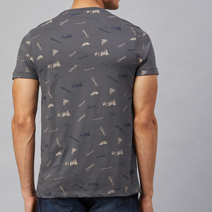 ผ้าฝ้ายสำหรับผู้ชาย T-Shirts-100 % สไตล์สตรีทคุณภาพสูงเป็นมิตรกับสิ่งแวดล้อมบริการ OEM ตามสั่ง - Product Image 6