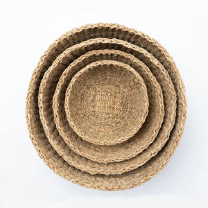 Natural kitchen storage organizers seagrass <b>basket</b> bowl factory direct price <b>sea</b> <b>grass</b> <b>baskets</b> - Product Image 6