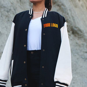 Veste universitaire de haute qualité très vendue pour femmes bombardier en gros veste de baseball surdimensionnée vêtements d'extérieur Letterman sur mesure pour femmes - Product Image 3